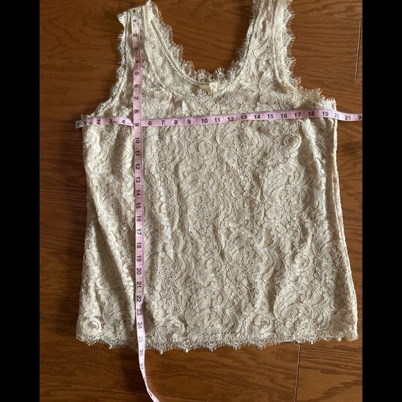 Adiva lace blouse size large pull on top - Picture 11 of 12